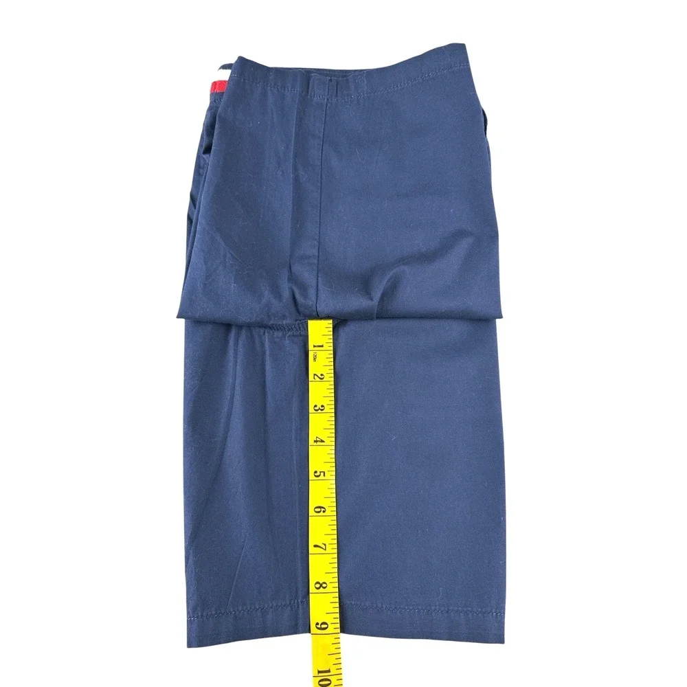 Tommy Hilfiger Boys' Navy Pull-On Shorts w/ Striped Drawstring Waistband‎ - M